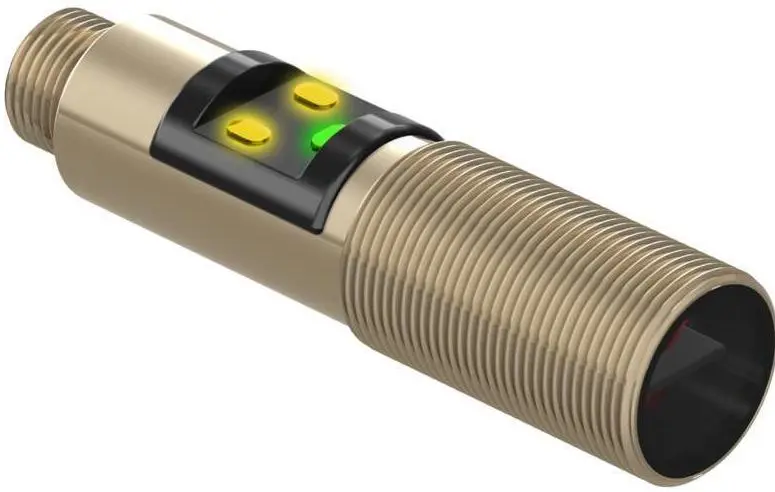 Produktfoto 1 von Banner zylindrisch Optischer Sensor, Hintergrundunterdrückung, Bereich 100 mm, PNP Ausgang, 4 - Stift M12 Integral QD,