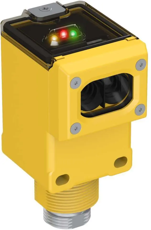 Banner zylindrisch Optischer Sensor, Bereich 450 mm, Isolierter SPST-Solid-State-Schalter Ausgang, 4-Pin 7/8-in