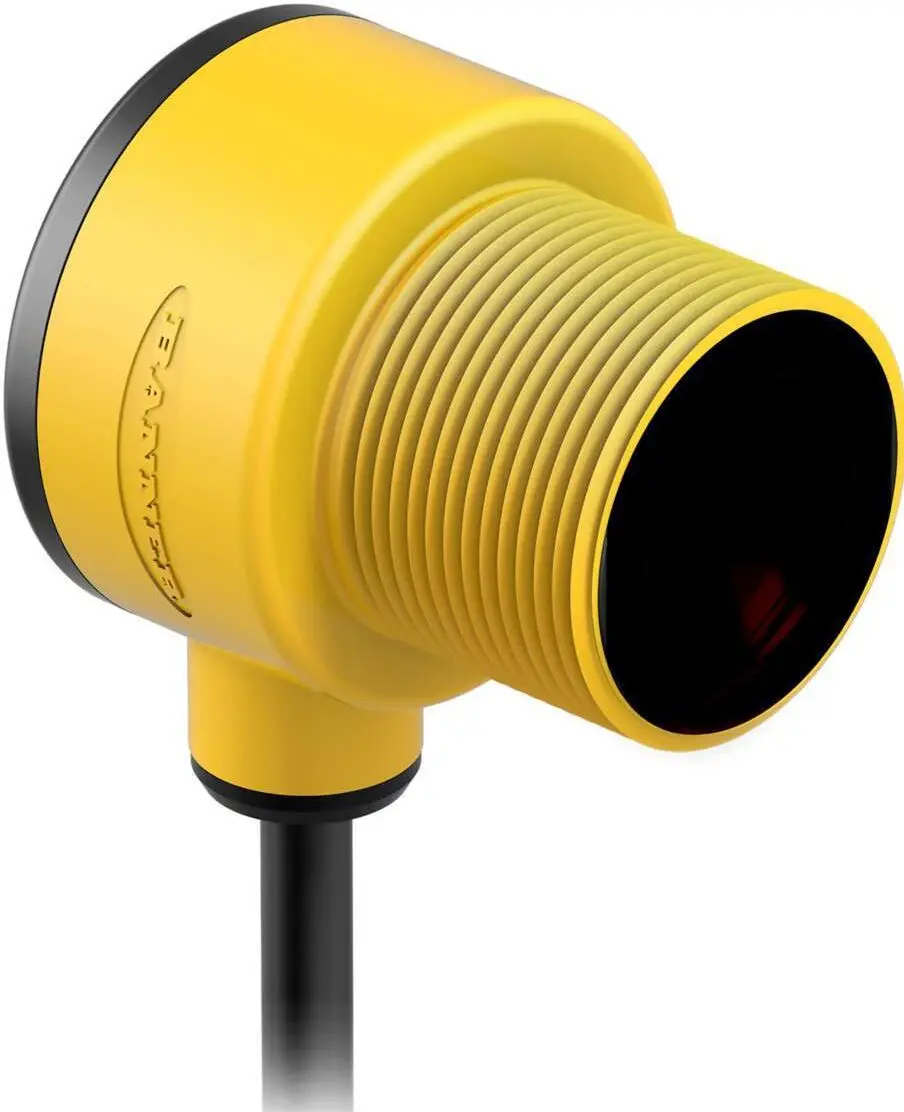Produktfoto 1 von Banner zylindrisch Optischer Sensor, Empfänger, Bereich 60 m, NPN Ausgang, Anschlusskabel, Hell-/dunkelschaltend