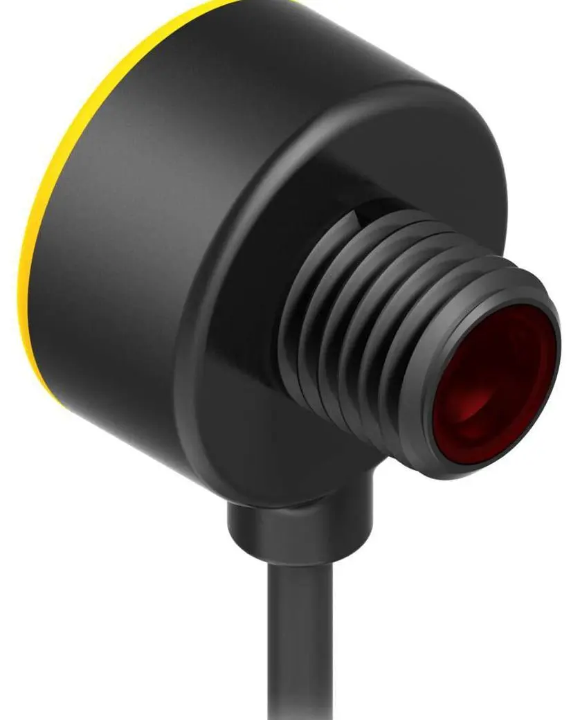 Produktfoto 1 von Banner zylindrisch Optischer Sensor, Bereich 2000 mm, NPN Ausgang, 3 Pin Pico Pigtail QD, Hellschaltend