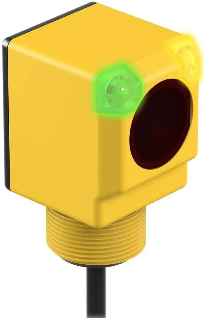 Produktfoto 1 von Banner Rechteckig Optischer Sensor, Emitter, Bereich 60 m, Verkabelt