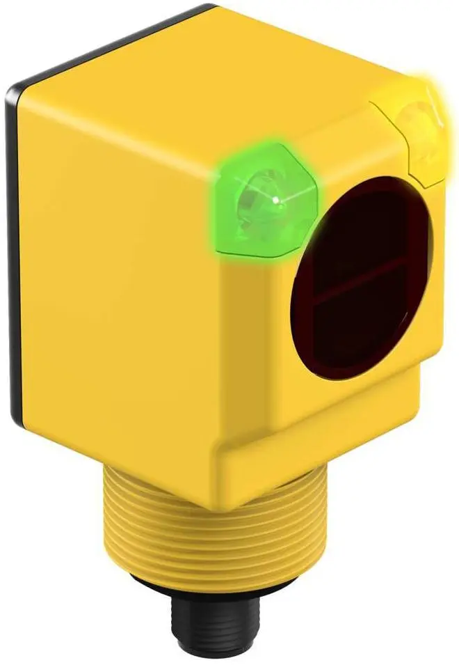 Produktfoto 1 von Banner Rechteckig Optischer Sensor, Retroreflektierend, Bereich 6 m, Festzustand Ausgang, 4-poliger