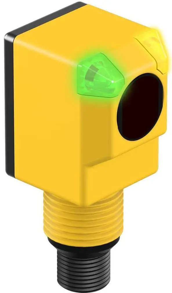 Produktfoto 1 von Banner Rechteckig Optischer Sensor, Empfänger, Bereich 2 m, PNP Ausgang, M12, Hell-/dunkelschaltend