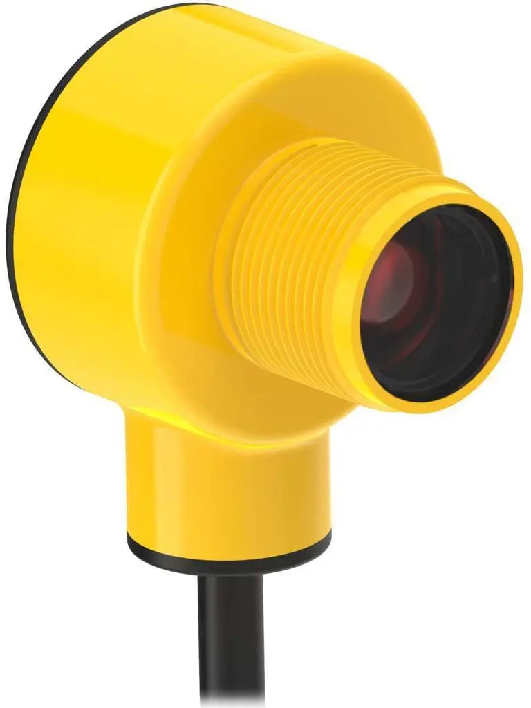Produktfoto 1 von Banner zylindrisch Optischer Sensor, Sichtbares Rot oder IR, Bereich 20 m, PNP Ausgang, M12 Anschlusskabel QD,