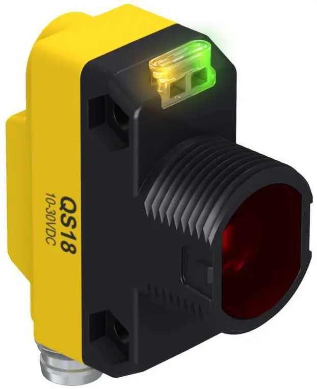 Produktfoto 1 von Banner Optischer Sensor, Koaxial polarisiert retroreflektierend, Bereich 0 → 3 m, PNP Ausgang,