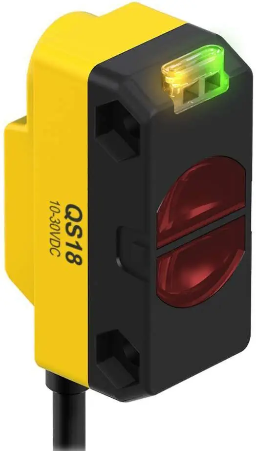 Produktfoto 1 von Banner Optischer Sensor, Diffus, Bereich 450 mm, NPN Ausgang, Hell-/dunkelschaltend