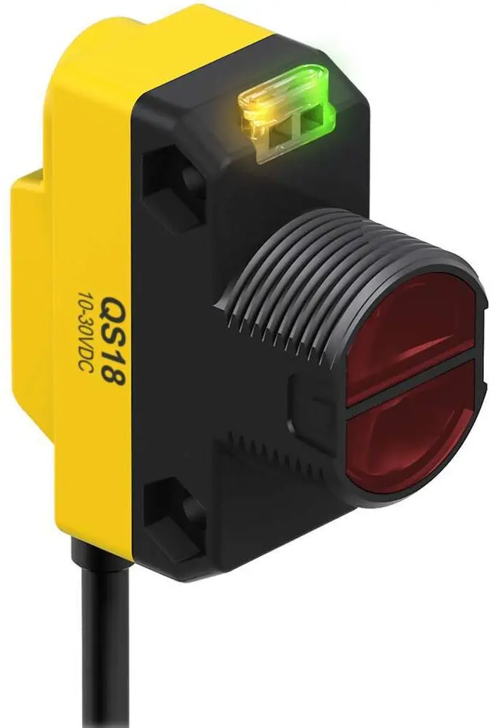 Produktfoto 1 von Banner Miniatur Optischer Sensor, Diffus, Bereich 450 mm, NPN Ausgang, Hell-/dunkelschaltend