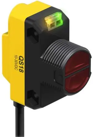 Banner QS18 Miniatur Optischer Sensor, Diffus, NPN Ausgang