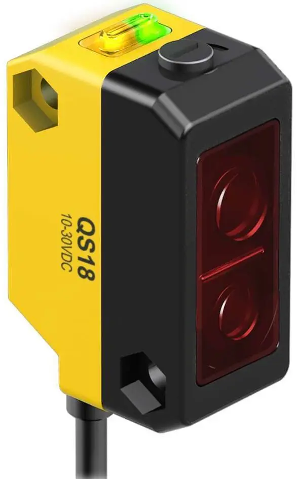 Produktfoto 1 von Banner Optischer Sensor, Hintergrundunterdrückung, Bereich 15 → 40 mm, BIPOLAR NPN/PNP Ausgang,