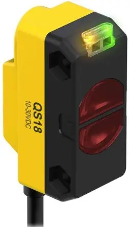 Produktfoto 1 von Banner QS18 Miniatur Optischer Sensor, Diffus, PnP Ausgang