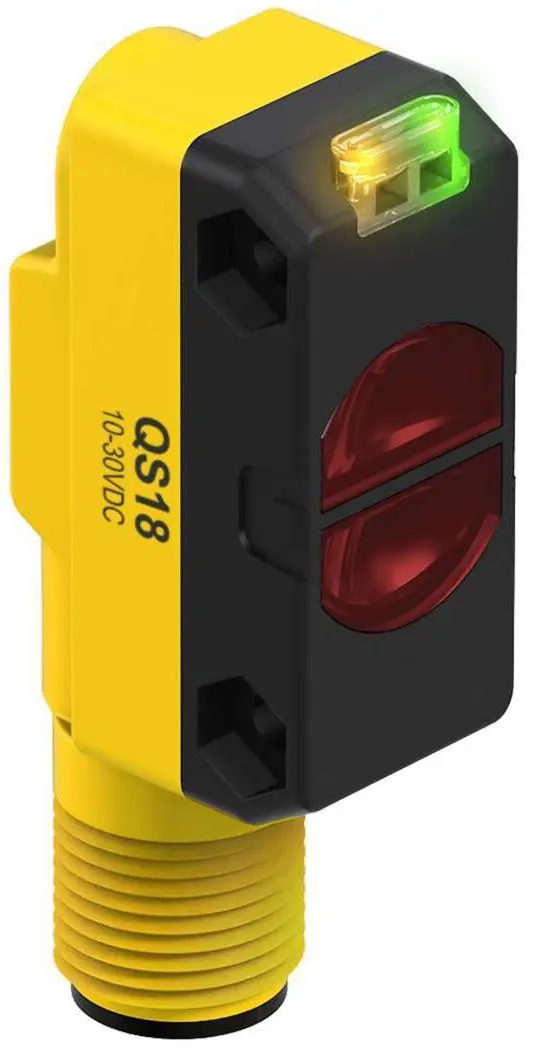 Produktfoto 1 von Banner Optischer Sensor, Diffus, Bereich 450 mm, PNP Ausgang, Hell-/dunkelschaltend