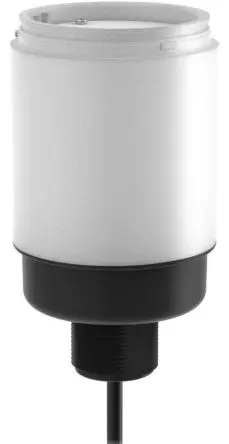 Produktfoto 1 von Banner TL70 LED Signalturm Filament/Warnsummer-Licht 240V ac Grau AC / 109 dB IP65, 70 mm x 115.8 mm