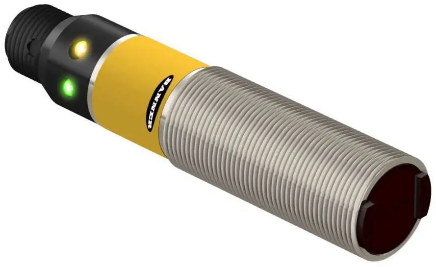 Produktfoto 1 von Banner Optischer Sensor, Festes Feld, Bereich 25 mm, PNP Ausgang, Hell-/dunkelschaltend