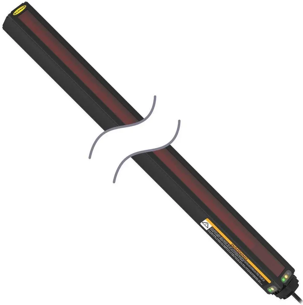 Produktfoto 1 von Banner MAHE Lichtvorhang Strahlabstand 2.5 mm Lichtvorhang Typ CE, RoHS, cRUus 64-Strahl