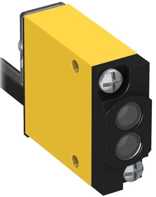 Produktfoto 1 von Banner Optischer Sensor, Diffus, Bereich 300 mm, BIPOLAR NPN/PNP Ausgang, Hell-/dunkelschaltend
