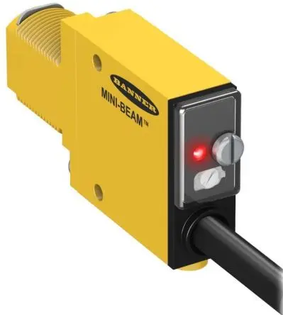 Produktfoto 1 von Banner Glas PNP/NPN LWL-Sensor 36 mm Glasfasersensor IO-Link IP67 1ms