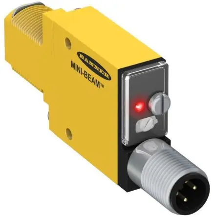 Produktfoto 1 von Banner Glas Bipolare NPN/PNP LWL-Sensor 36 mm Glasfasersensor Kabel IP67 1ms