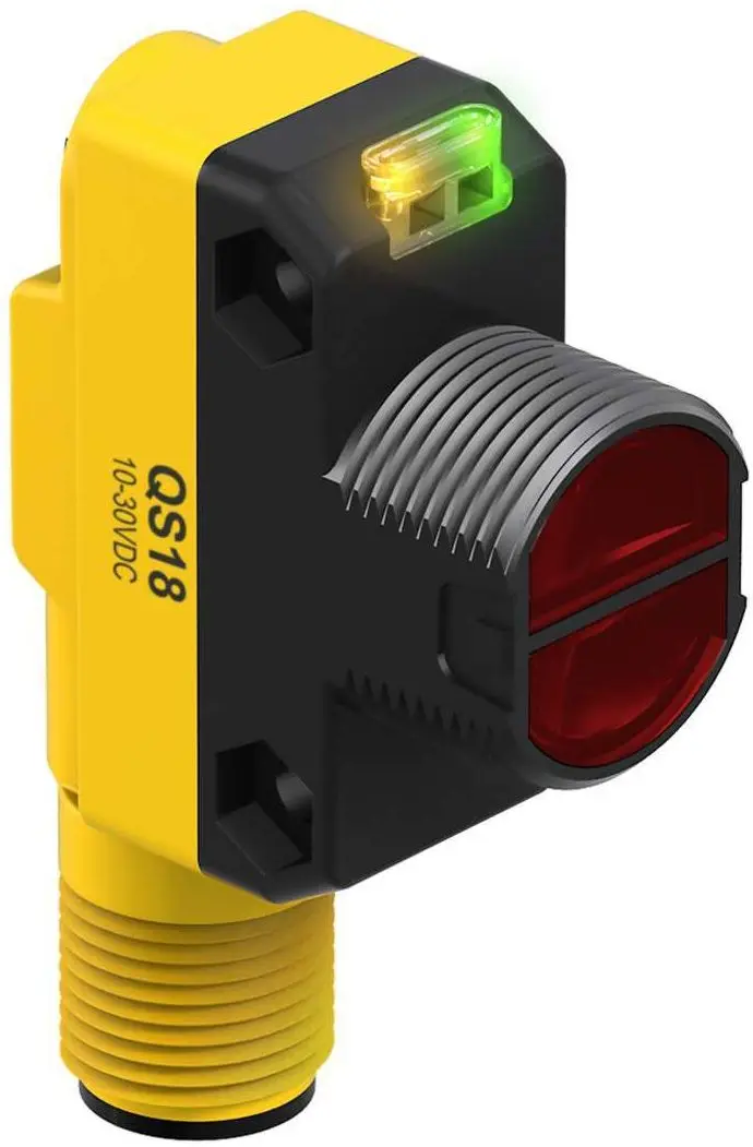 Produktfoto 1 von Banner Optischer Sensor, Diffus, Bereich 600 mm, PNP Ausgang, Hell-/dunkelschaltend