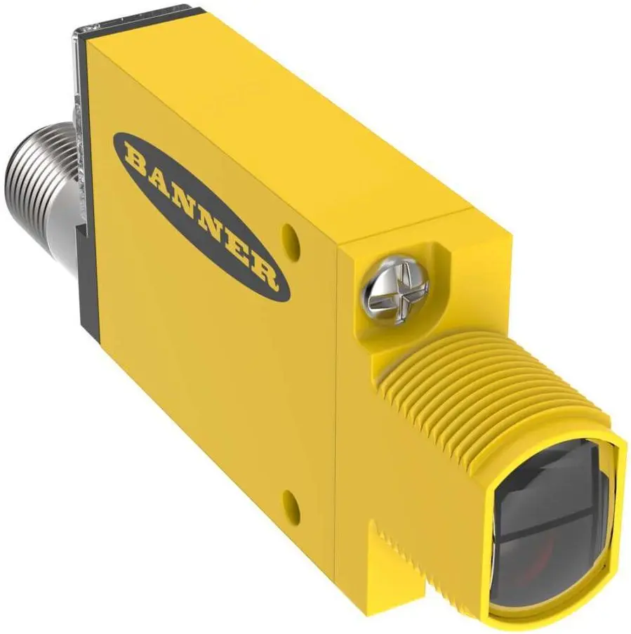 Banner Optischer Sensor, Fotoelektrisch, Bereich 16 mm, SPST Ausgang, Hell-/dunkelschaltend