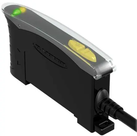 Produktfoto 1 von Banner Kunststoff NPN LWL-Sensor 36 mm Glasfasersensor Kabel IP50 1ms