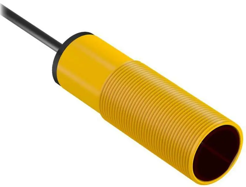 Produktfoto 1 von Banner zylindrisch Optischer Sensor, Infrarot-Bewegungsmelder, Bereich 20 m, PNP Ausgang, M12 Anschlusskabel QD,