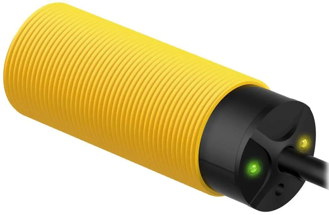 Produktfoto 1 von Banner zylindrisch Optischer Sensor, Infrarot-Bewegungsmelder, Bereich 60 m, Relais Ausgang, Anschlusskabel,