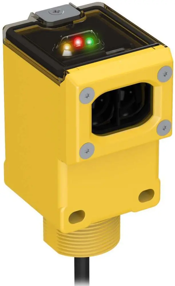 Produktfoto 1 von Banner Rechteckig Optischer Sensor, Infrarot-Bewegungsmelder, Bereich 60 m, Relais Ausgang, Anschlusskabel,