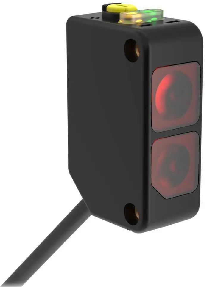 Produktfoto 1 von Banner Optischer Sensor, Diffus, Bereich 250 mm, PNP Ausgang, Stecker