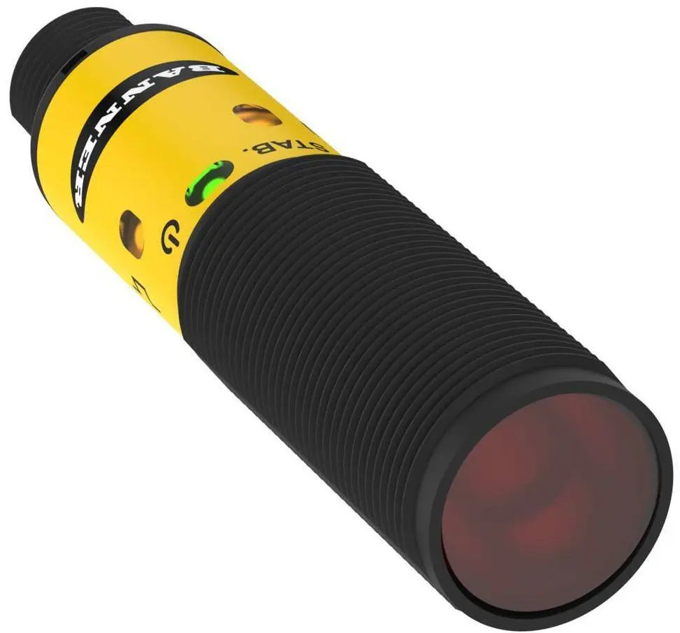 Banner Optischer Sensor, Bereich 50 mm, PNP Ausgang, Integral QD