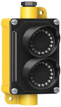 Produktfoto 1 von Banner EZ LIGHT SP LED Signalturm 3-stufig Linse Gelb, Grün, Rot 130V ac Basis 189.9 mm