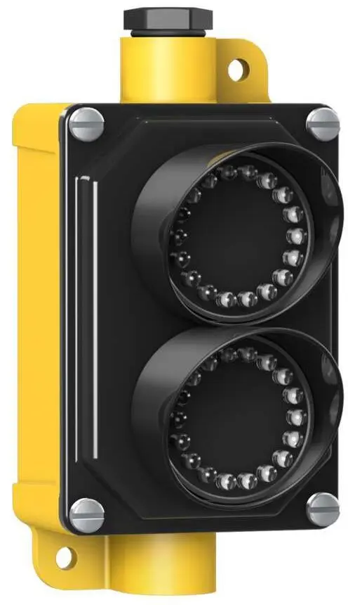 Produktfoto 1 von Banner EZ LIGHT SP LED Signalturm 2-stufig Linse Grün, Rot +