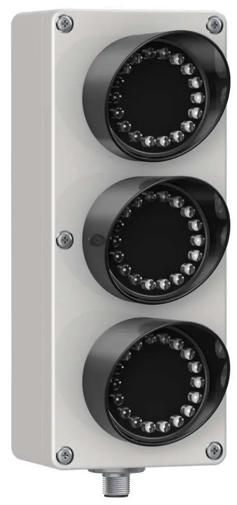 Produktfoto 1 von Banner EZ LIGHT SP LED Signalturm 3-stufig Linse Rot/Gelb/Grün +