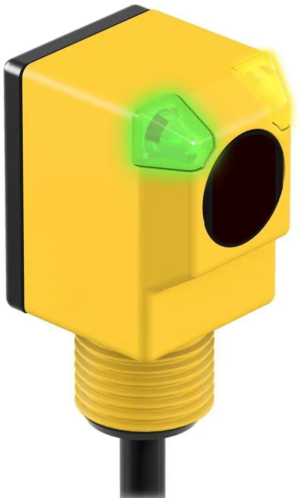 Produktfoto 1 von Banner Rechteckig Optischer Sensor, Emmiter, Bereich 20 m, Solid State AC-Schalter Ausgang, Anschlusskabel