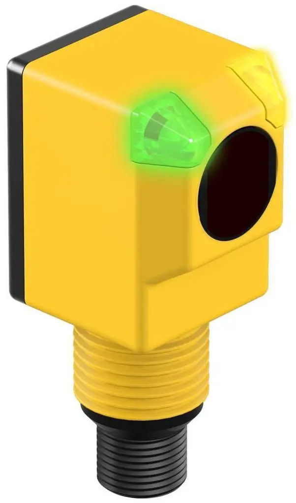 Produktfoto 1 von Banner Rechteckig Optischer Sensor, Empfänger, Bereich 20 m, Solid State AC-Schalter Ausgang, Micro Integral QD,