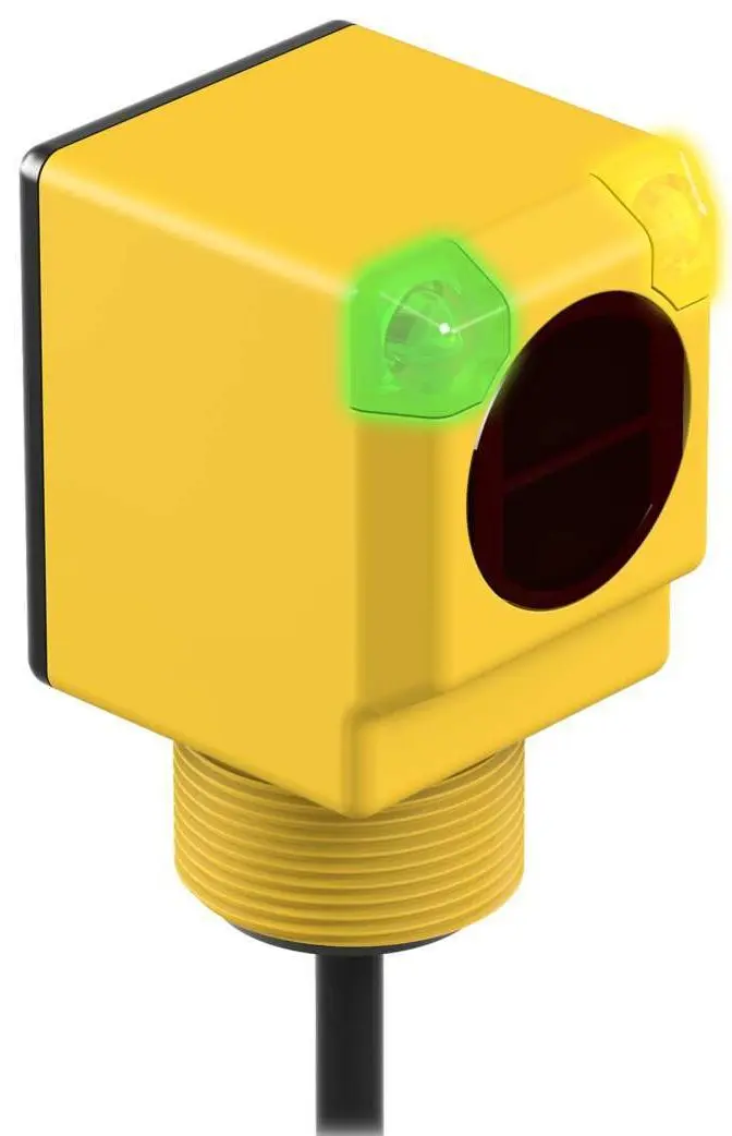 Banner Rechteckig Optischer Sensor, Retroreflektierend, Bereich 6000 mm, Solid State AC-Schalter Ausgang,