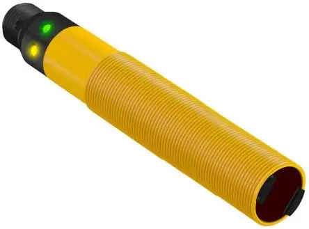 Banner S18 Zylinderförmig Optischer Sensor, Hintergrundunterdrückung, Halbleiter Ausgang