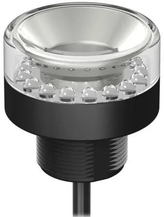 Produktfoto 1 von Banner K50 Beacon LED Dauer LED-Signalleuchte 30V dc Rot, Grün Basis, Ø 50 mm x 49 mm IP69K, IP67