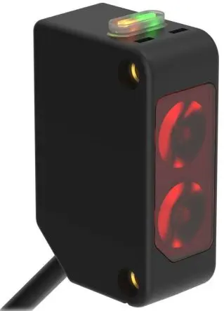 Banner WORLD-BEAM Q20 Rechteckig Optischer Sensor, Hintergrundunterdrückung, PnP Ausgang