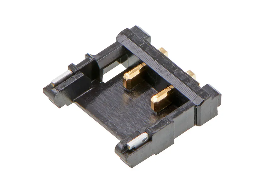 Produktfoto 1 von Molex 208294 Leiterplattenleiste Vertikal, 2-polig / 1-reihig, Raster 1.8 mm Raster Oberfläche, Unisoliert