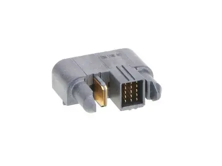 Molex 171088, 2 mm Backplane-Steckverbinder Leiterplatte, 16-polig Stecker, 5-reihig, gewinkelt 3
