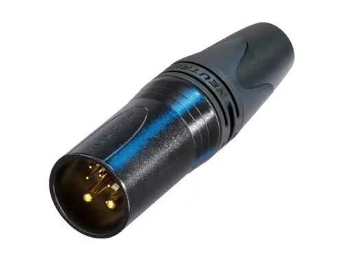 Neutrik Gerade 10-polig Standardmontage Stecker Messing Schwarz XLR-Steckverbinder, 50 V