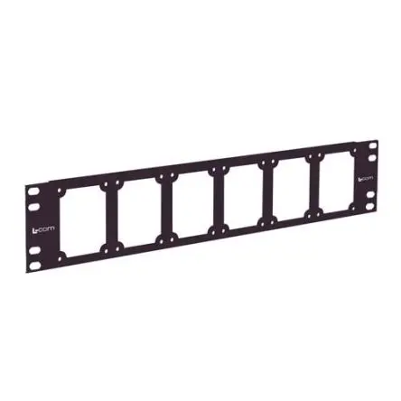 Produktfoto 1 von L-Com Stahl 2 U, Schwarz 482.6 mm 482.6mm