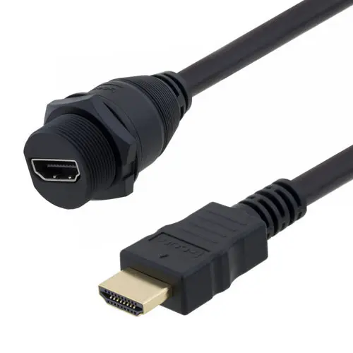 Produktfoto 1 von L-Com VHA HDMI-Kabel A HDMI Buchse B HDMI Buchse, 500mm