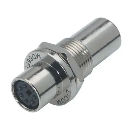 Produktfoto 1 von L-Com MD66 DIN-Stecker Gerade 6-polig, 4 Buchse