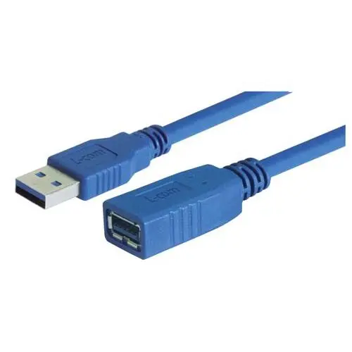 Produktfoto 1 von L-Com USB-Kabel, USB / USBA, 500mm USB 3.0