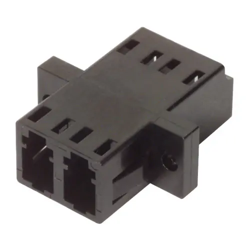 L-Com LWL-Adapter, LC, Singlemode, Duplex, Schwarz