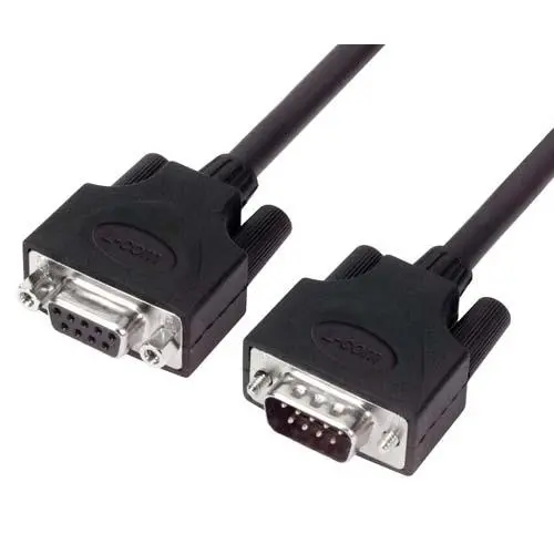 Produktfoto 1 von L-Com DB9 Kabel assembliert / DB9 Stecker / DB9 Buchse, 10 ft Raucharm halogenfrei, Schwarz, REACH, RoHS, TSCA