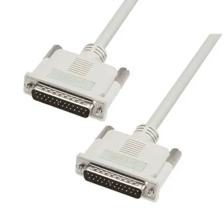 Produktfoto 1 von L-Com CS2N25MM Kabel assembliert / D-Sub, 25-polig Stecker / DB25-Stecker Stecker, 10 ft Polyvinylchlorid, Hellgrau,