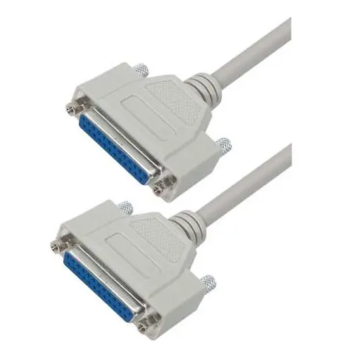 Produktfoto 1 von L-Com MN-SUB Kabel assembliert / D-SUB Buchse / D-SUB Buchse, 25 ft Polyvinylchlorid, Hellgrau, CE2011/65/EU(RoHS