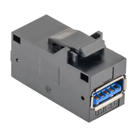 Produktfoto 1 von L-Com, Gerade U3C00029 USB-Steckverbinder Stecker USB Typ F 1, Panel USB 3.0